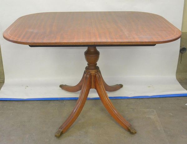 TAVOLO IN LEGNO A VELA, INGHILTERRA, SEC. XX  - Asta DIPINTI, MOBILI  E OGGETTI D'ARTE - Poggio Bracciolini Casa d'Aste