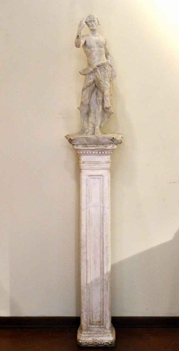 Scultura, sec. XX, in gesso, raffigurante