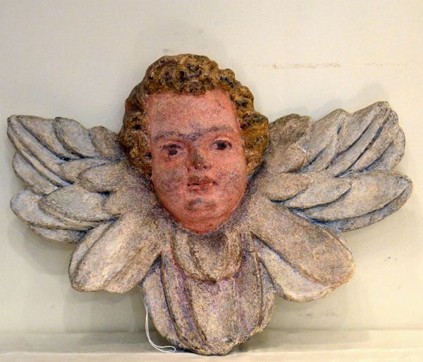 Scultura, sec. XX, in cemento pitturato,