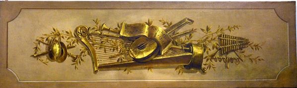 Pannello, sec. XX  - Asta GIOIELLI, ARGENTI, ARREDI, OGGETTI D'ARTE E DIPINTI - Poggio Bracciolini Casa d'Aste