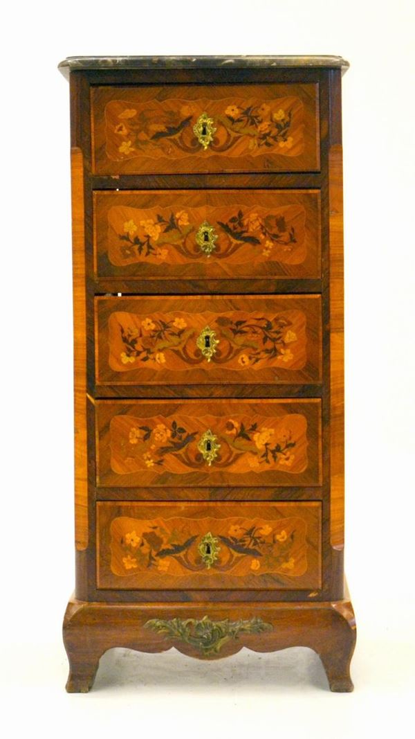 Mobile a colonna , Francia , inizi sec. XX                                  - Asta GIOIELLI, ARGENTI, ARREDI, OGGETTI D'ARTE E DIPINTI - Poggio Bracciolini Casa d'Aste