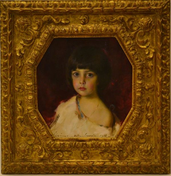 Scuola italiana, inizi sec. XX  - Asta GIOIELLI, ARGENTI, ARREDI, OGGETTI D'ARTE E DIPINTI - Poggio Bracciolini Casa d'Aste