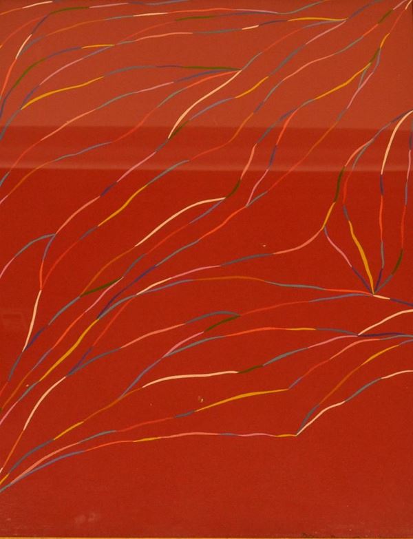 Piero Dorazio  - Asta GIOIELLI, ARGENTI, ARREDI, OGGETTI D'ARTE E DIPINTI - Poggio Bracciolini Casa d'Aste