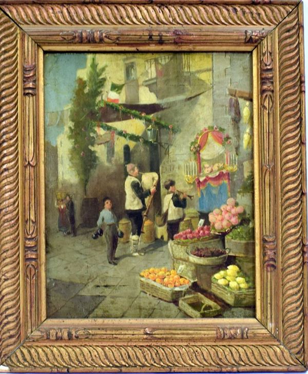 Dipinto , inizi sec. XX  - Asta GIOIELLI, ARGENTI, ARREDI, OGGETTI D'ARTE E DIPINTI - Poggio Bracciolini Casa d'Aste