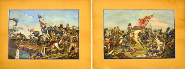 Scuola francese, sec. XIX  - Asta GIOIELLI, ARGENTI, ARREDI, OGGETTI D'ARTE E DIPINTI - Poggio Bracciolini Casa d'Aste