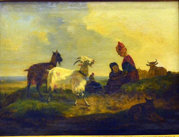 Scuola francese, sec. XIX  - Asta GIOIELLI, ARGENTI, ARREDI, OGGETTI D'ARTE E DIPINTI - Poggio Bracciolini Casa d'Aste