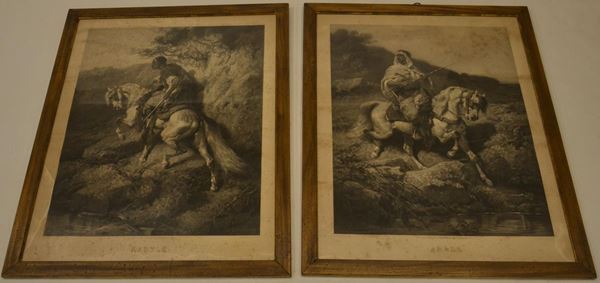 Scuola francese, sec. XX  - Asta GIOIELLI, ARGENTI, ARREDI, OGGETTI D'ARTE E DIPINTI - Poggio Bracciolini Casa d'Aste