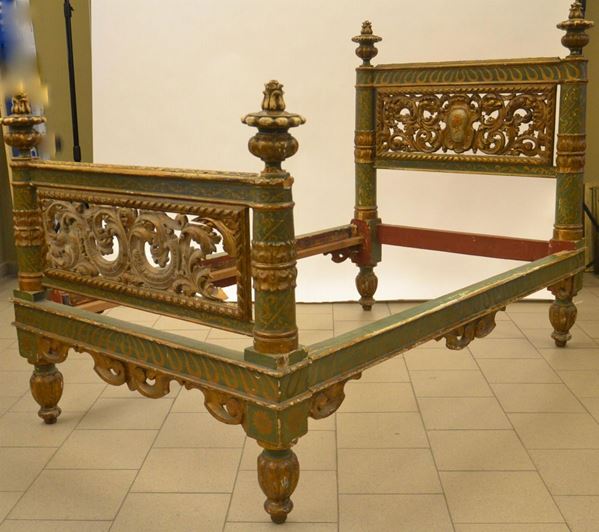 LETTO IN STILE SEICENTESCO, TOSCANA, SECOLO XIX&nbsp;&nbsp;&nbsp;&nbsp;&nbsp;&nbsp;&nbsp;&nbsp;&nbsp;&nbsp;&nbsp;&nbsp;&nbsp;&nbsp;&nbsp;&nbsp;&nbsp;&nbsp;&nbsp;&nbsp;&nbsp;&nbsp;&nbsp;&nbsp;&nbsp;&nbsp;&nbsp;