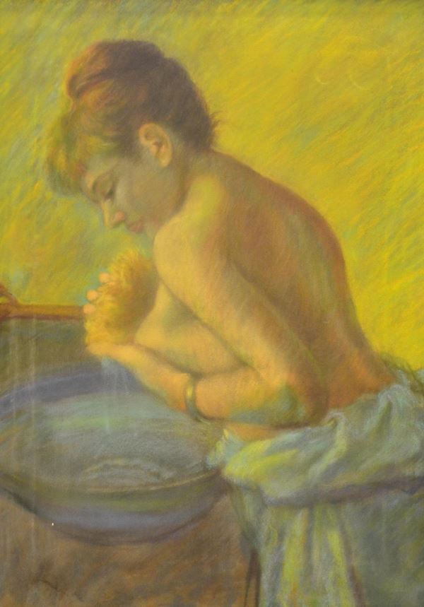 Scuola italiana, sec. XX  - Asta GIOIELLI, ARGENTI, ARREDI, OGGETTI D'ARTE E DIPINTI - Poggio Bracciolini Casa d'Aste