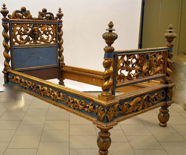 LETTO IN STILE SEICENTESCO, TOSCANA SECOLO XIX&nbsp;&nbsp;&nbsp;&nbsp;&nbsp;&nbsp;&nbsp;&nbsp;&nbsp;&nbsp;&nbsp;&nbsp;&nbsp;&nbsp;&nbsp;&nbsp;&nbsp;&nbsp;&nbsp;&nbsp;&nbsp;&nbsp;&nbsp;&nbsp;&nbsp;&nbsp;&nbsp;&nbsp;