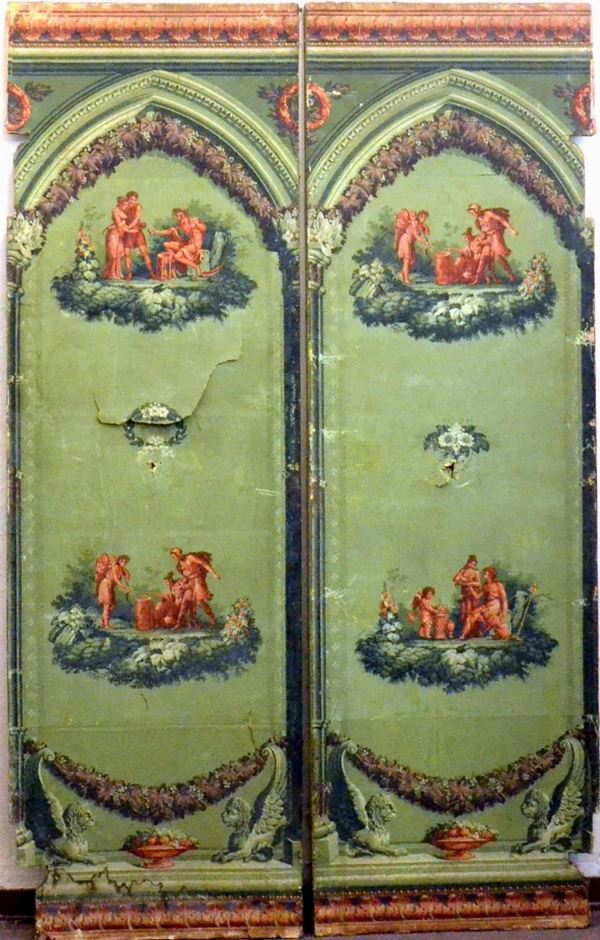 Scuola francese, sec. XIX  - Asta GIOIELLI, ARGENTI, ARREDI, OGGETTI D'ARTE E DIPINTI - Poggio Bracciolini Casa d'Aste