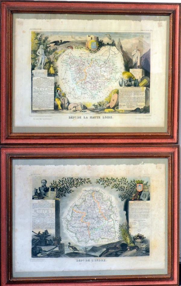 Scuola francese, sec. XX  - Asta GIOIELLI, ARGENTI, ARREDI, OGGETTI D'ARTE E DIPINTI - Poggio Bracciolini Casa d'Aste