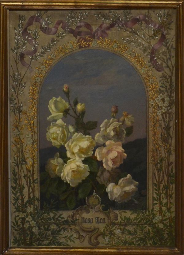 Scuola italiana, sec. XIX  - Asta GIOIELLI, ARGENTI, ARREDI, OGGETTI D'ARTE E DIPINTI - Poggio Bracciolini Casa d'Aste