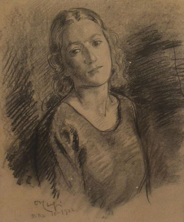 Scuola italiana, sec. XX  - Asta GIOIELLI, ARGENTI, ARREDI, OGGETTI D'ARTE E DIPINTI - Poggio Bracciolini Casa d'Aste