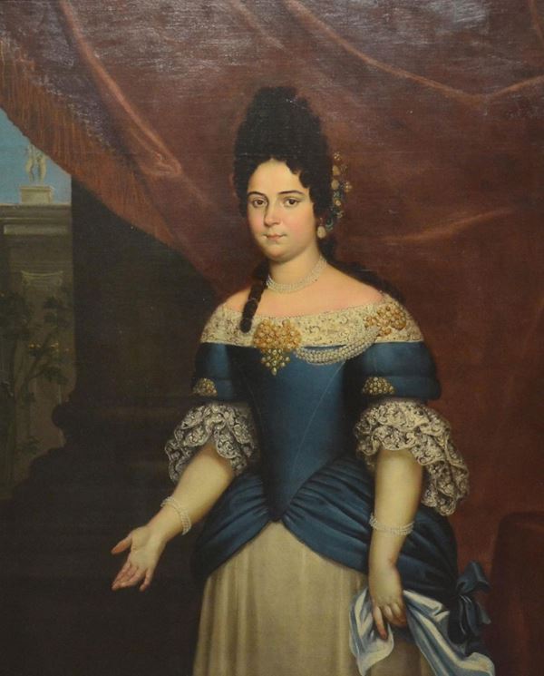 Scuola italiana, sec. XIX  - Asta GIOIELLI, ARGENTI, ARREDI, OGGETTI D'ARTE E DIPINTI - Poggio Bracciolini Casa d'Aste