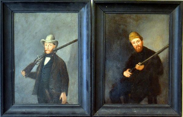 Scuola italiana, sec. XIX  - Asta GIOIELLI, ARGENTI, ARREDI, OGGETTI D'ARTE E DIPINTI - Poggio Bracciolini Casa d'Aste