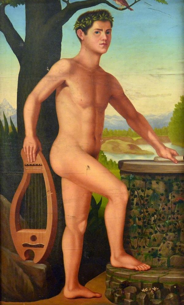 Scuola italiana, sec. XX  - Asta GIOIELLI, ARGENTI, ARREDI, OGGETTI D'ARTE E DIPINTI - Poggio Bracciolini Casa d'Aste