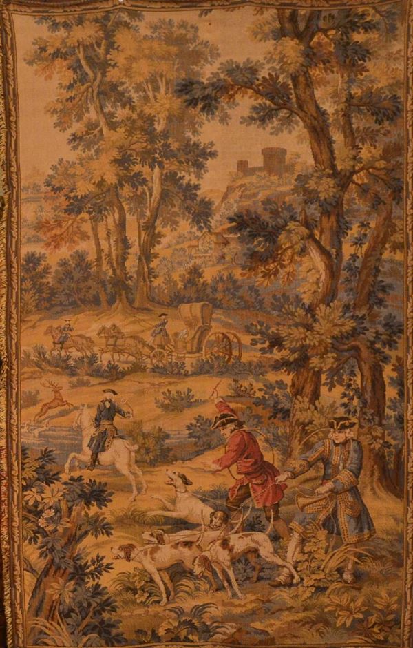 Scuola francese, sec. XX  - Asta GIOIELLI, ARGENTI, ARREDI, OGGETTI D'ARTE E DIPINTI - Poggio Bracciolini Casa d'Aste