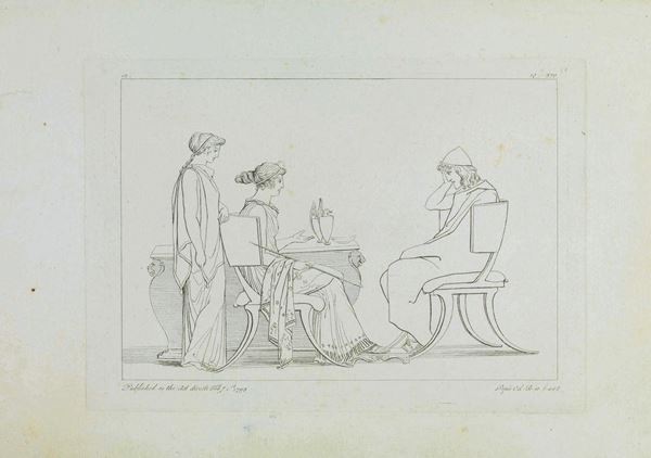 &nbsp;Jonh Flaxman  - Asta GIOIELLI, ARGENTI, ARREDI, OGGETTI D'ARTE E DIPINTI - Poggio Bracciolini Casa d'Aste