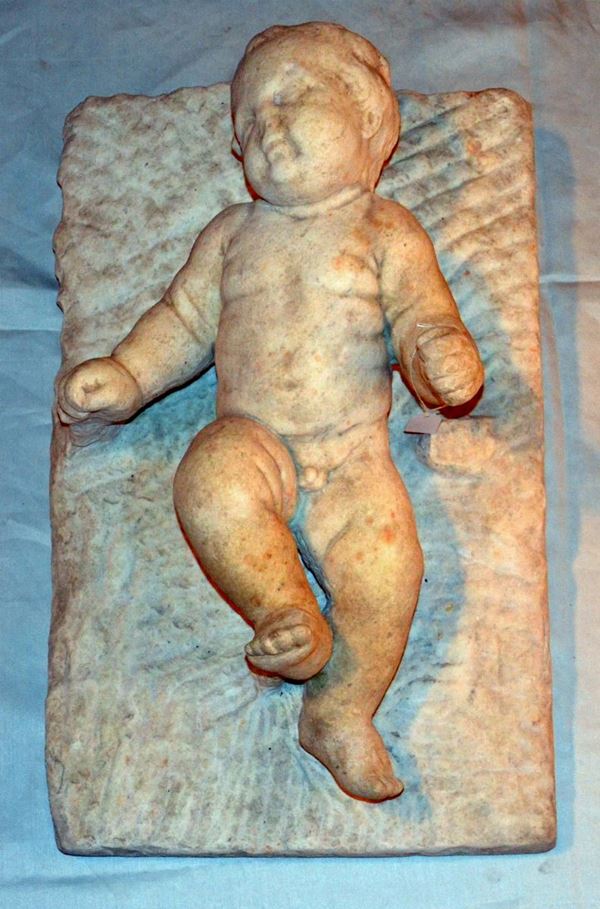 Scultura, sec. XX, in marmo, raffigurante