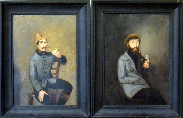 Scuola italiana, sec. XIX  - Asta GIOIELLI, ARGENTI, ARREDI, OGGETTI D'ARTE E DIPINTI - Poggio Bracciolini Casa d'Aste