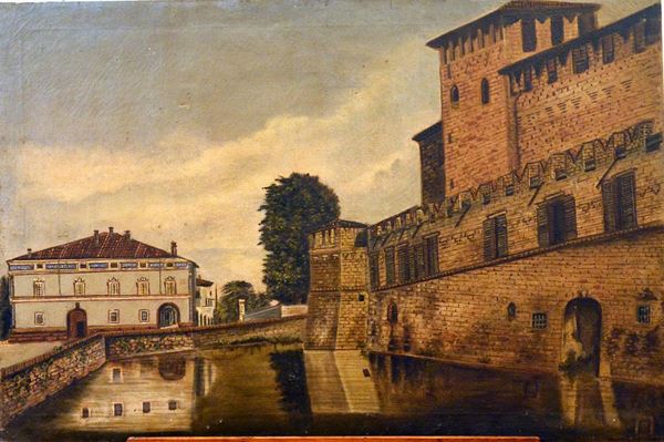 Scuola italiana, sec. XX  - Asta GIOIELLI, ARGENTI, ARREDI, OGGETTI D'ARTE E DIPINTI - Poggio Bracciolini Casa d'Aste