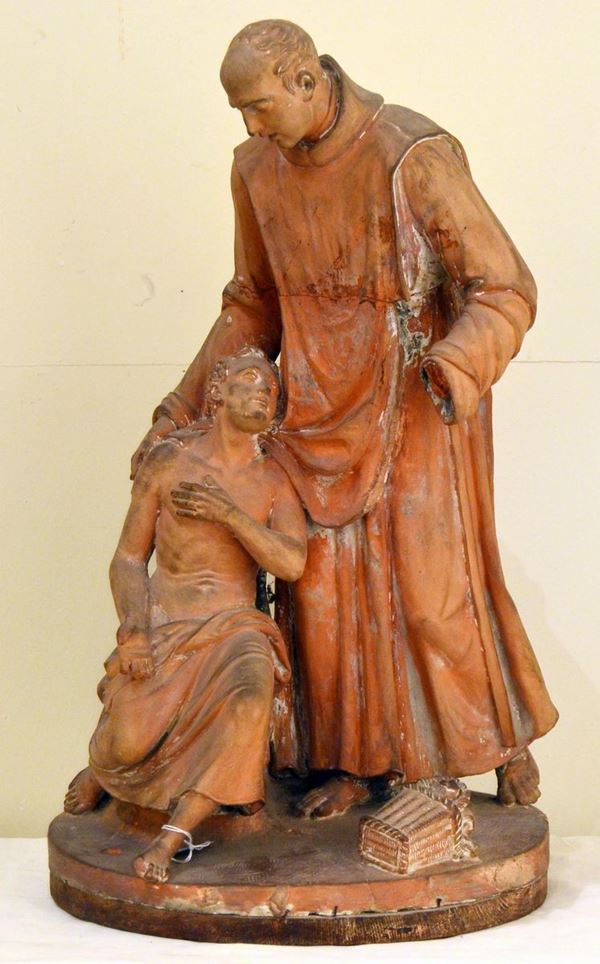 Scultura, sec. XIX, in terracotta, raffigurante