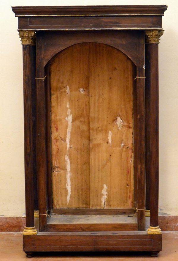 Teca, Impero, in noce, uno sportello,