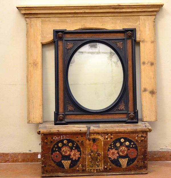 Cassa, sec. XIX, in legno, fronte