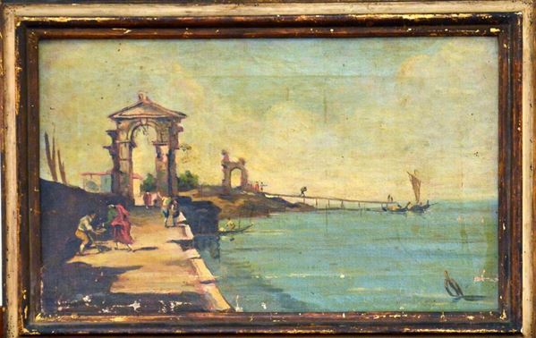 Scuola italiana, sec. XIX  - Asta GIOIELLI, ARGENTI, ARREDI, OGGETTI D'ARTE E DIPINTI - Poggio Bracciolini Casa d'Aste