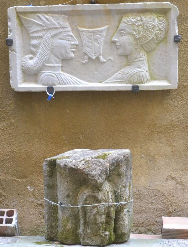 Altorilievo, sec. XIX, in marmo scolpito,