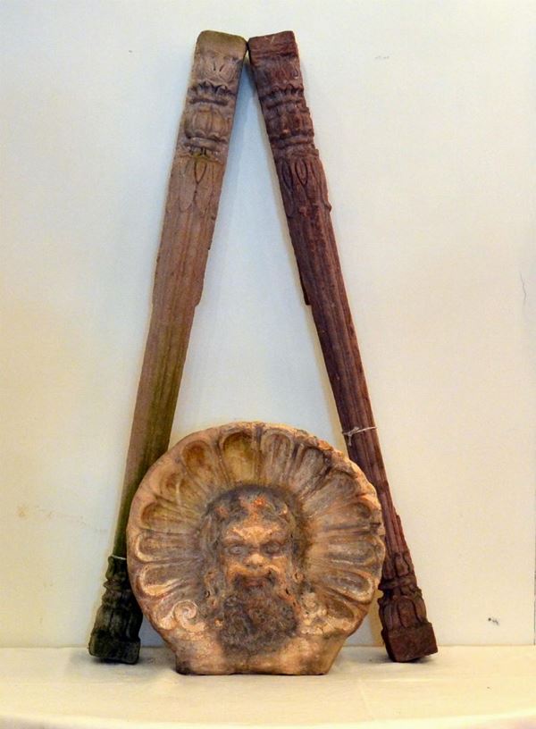Altorilievo, sec. XX, in terracotta, raffigurante