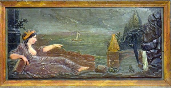Altorilievo, sec. XX, in legno, raffigurante