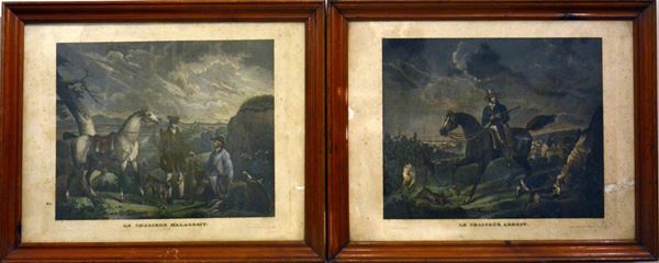 Scuola francese, sec. XIX  - Asta GIOIELLI, ARGENTI, ARREDI, OGGETTI D'ARTE E DIPINTI - Poggio Bracciolini Casa d'Aste