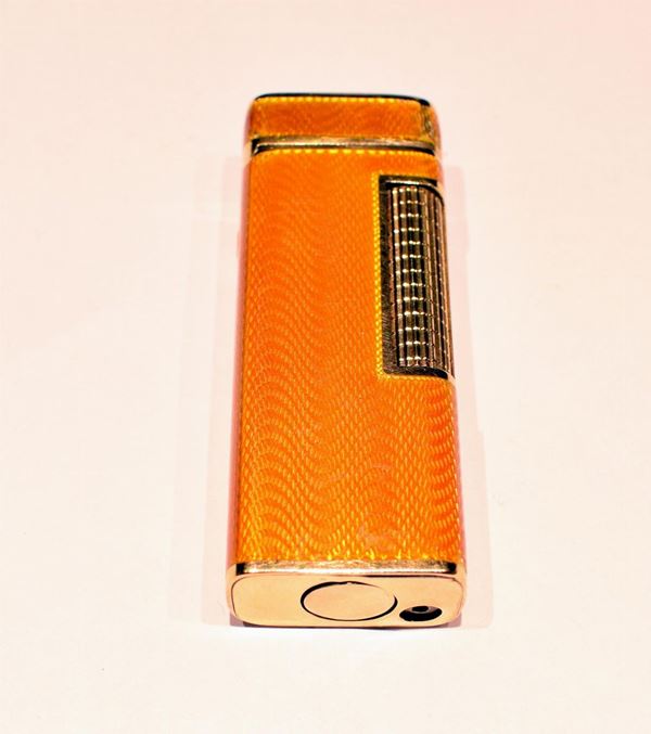 ACCENDINO, DUNHILL , IN ORO E SMALTO