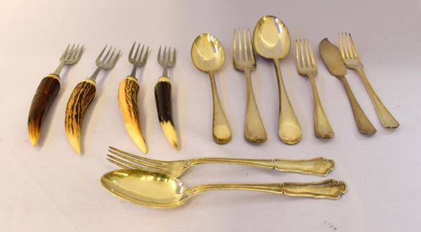 SERVITO DI POSATE , SEC. XX                                                 - Asta ANTIQUARIATO, COLLEZIONISMO, GIOIELLI - Poggio Bracciolini Casa d'Aste