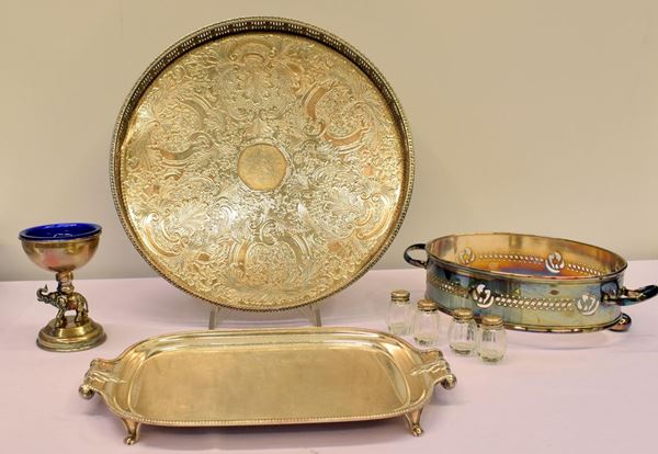 VASSOIO , SEC. XX  - Asta ANTIQUARIATO, COLLEZIONISMO, GIOIELLI - Poggio Bracciolini Casa d'Aste