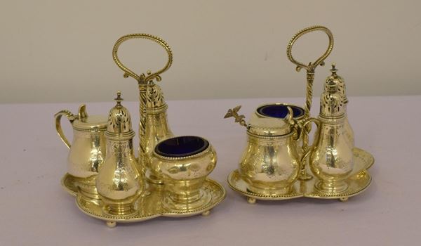 COPPIA DI SALIERE, LONDRA , INIZI SEC. XX  - Asta ANTIQUARIATO, COLLEZIONISMO, GIOIELLI - Poggio Bracciolini Casa d'Aste