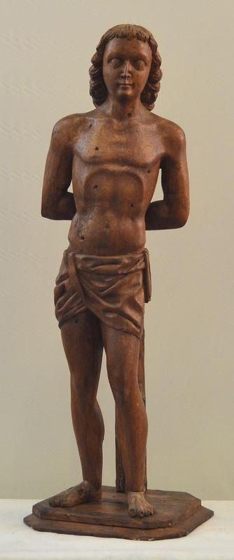 Scultura, scuola italiana, sec. XVIII, in legno,  - Asta ANTIQUARIATO, COLLEZIONISMO, GIOIELLI - Poggio Bracciolini Casa d'Aste