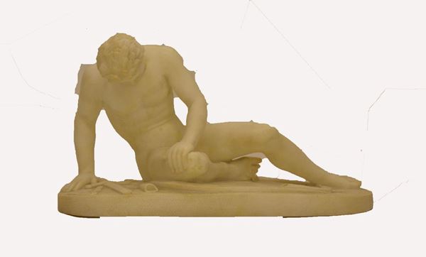 Scultura, sec. XX, in marmo, raffigurante