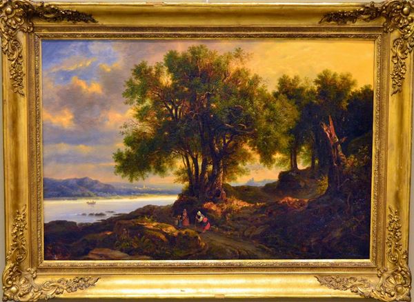 Scuola italiana, sec. XIX  - Asta ANTIQUARIATO, COLLEZIONISMO, GIOIELLI - Poggio Bracciolini Casa d'Aste