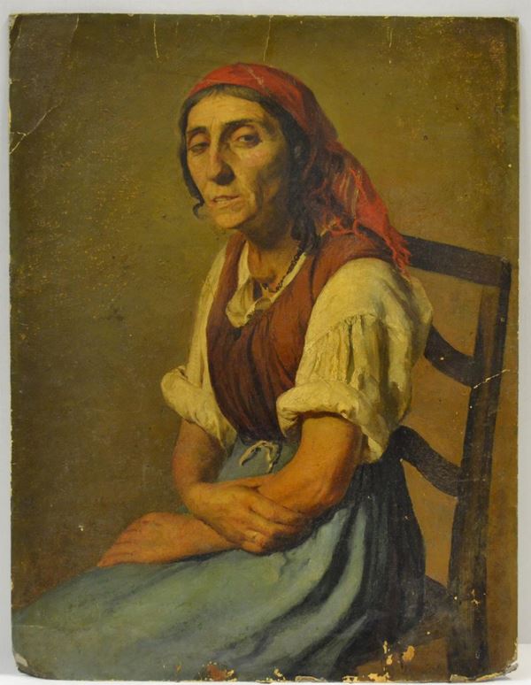Scuola del sec. XIX  - Asta ANTIQUARIATO, COLLEZIONISMO, GIOIELLI - Poggio Bracciolini Casa d'Aste