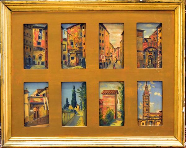 Scuola italiana, sec. XX  - Asta ANTIQUARIATO, COLLEZIONISMO, GIOIELLI - Poggio Bracciolini Casa d'Aste