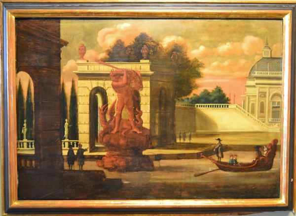 Scuola fiamminga, sec. XVIII  - Asta ANTIQUARIATO, COLLEZIONISMO, GIOIELLI - Poggio Bracciolini Casa d'Aste