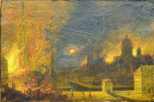 Scuola francese, sec. XIX  - Asta ANTIQUARIATO, COLLEZIONISMO, GIOIELLI - Poggio Bracciolini Casa d'Aste