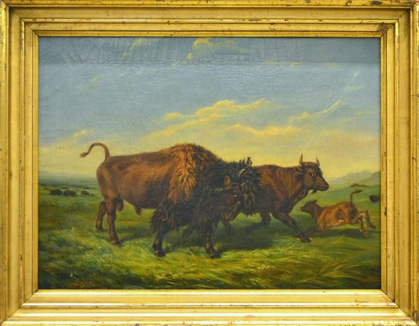 Scuola dell'America settentrionale, sec. XIX  - Asta ANTIQUARIATO, COLLEZIONISMO, GIOIELLI - Poggio Bracciolini Casa d'Aste