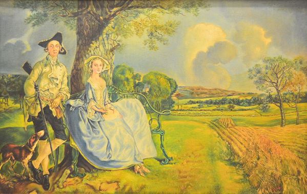 Scuola inglese, sec. XX  - Asta ANTIQUARIATO, COLLEZIONISMO, GIOIELLI - Poggio Bracciolini Casa d'Aste