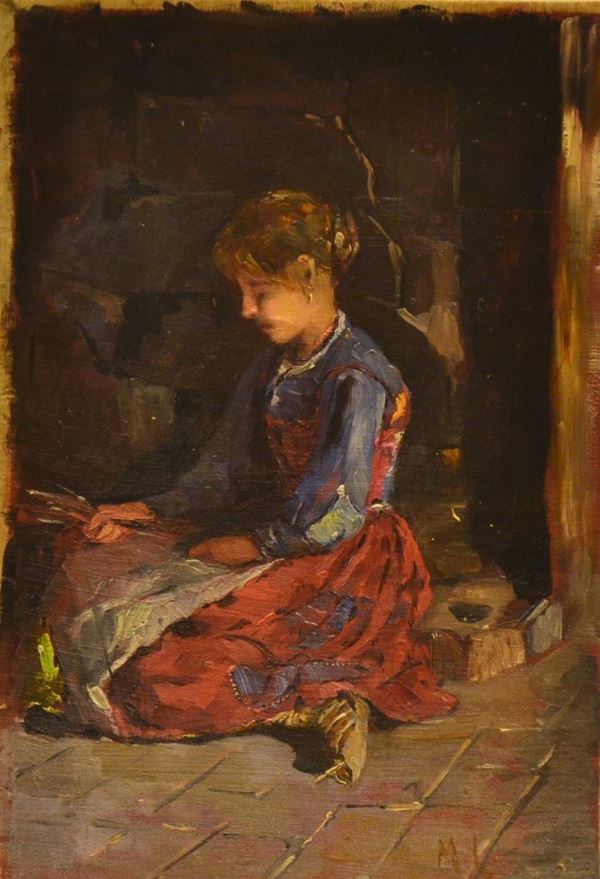 Scuola italiana, sec. XX  - Asta ANTIQUARIATO, COLLEZIONISMO, GIOIELLI - Poggio Bracciolini Casa d'Aste