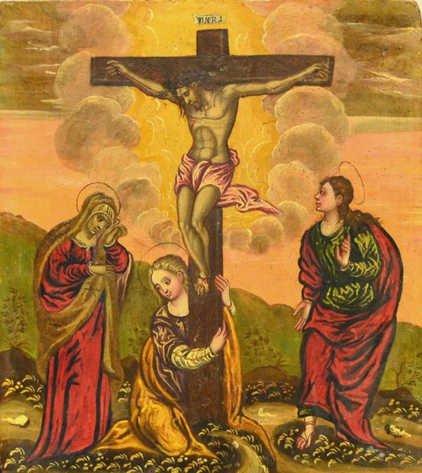 Scuola veneto cretese, sec. XVIII  - Asta ANTIQUARIATO, COLLEZIONISMO, GIOIELLI - Poggio Bracciolini Casa d'Aste