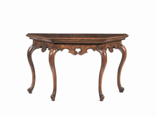 CONSOLE, VENETO, SECOLO XVIII